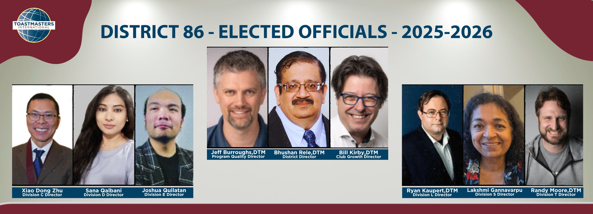 D86 website 2025 Banner - Elected Officials